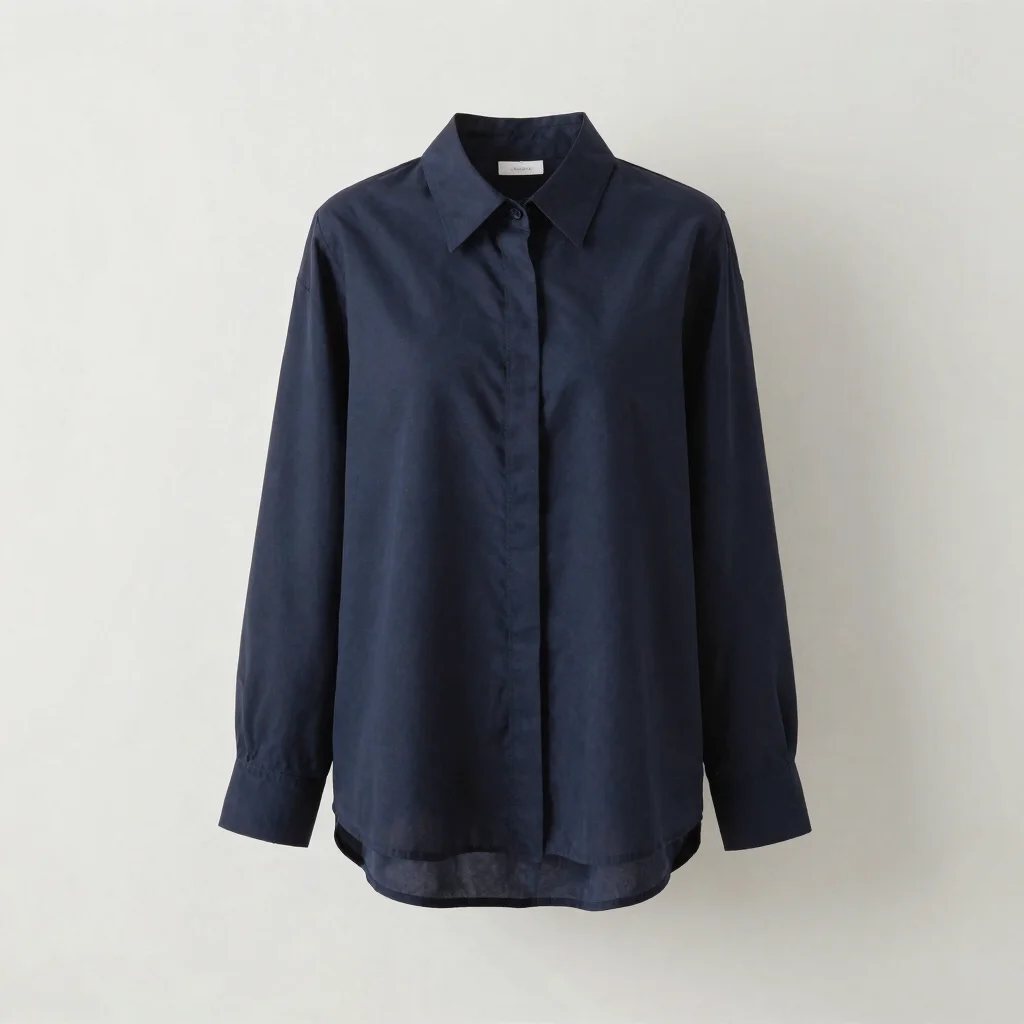 Blus Nara Navy